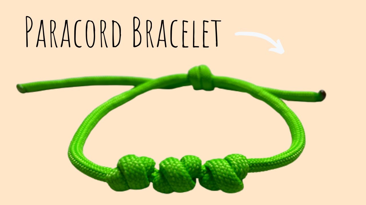 Prayer Bead Knot Paracord Bracelet YouTube