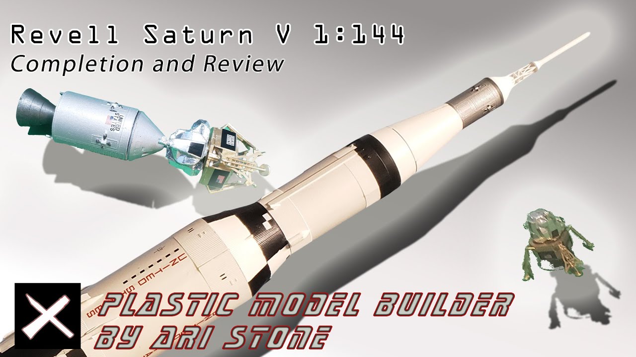 Revell Saturn V 1:144 Completion and Review - YouTube