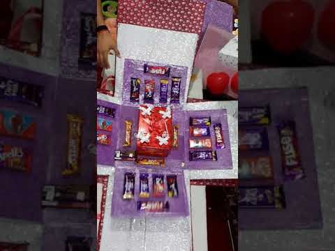 Explosion Box Large Size with balloons and chocolate| Surprise Gift for your love @TedKart