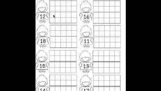Fill in the 10 frame to match the teen number