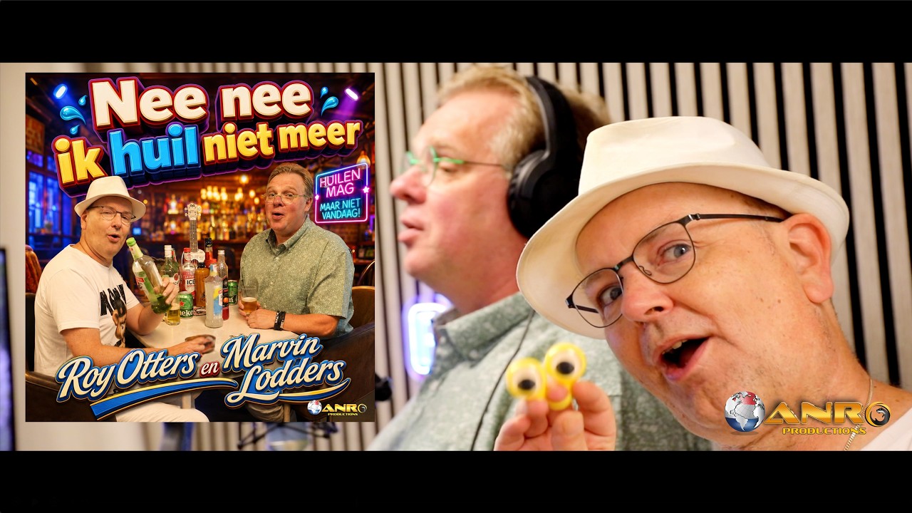 Roy Otters en Marvin Lodders slaan opnieuw de handen ineenvoor de humoristische single "Nee Nee Ik Huil Niet Meer"