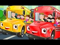 Wheels On The Bus Go Round And Round | Nursery Rhymes | Kids Songs | Children Video | Baby Rhymes