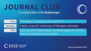 7th EASD Early Career Academy Journal Club - 11 January 2024