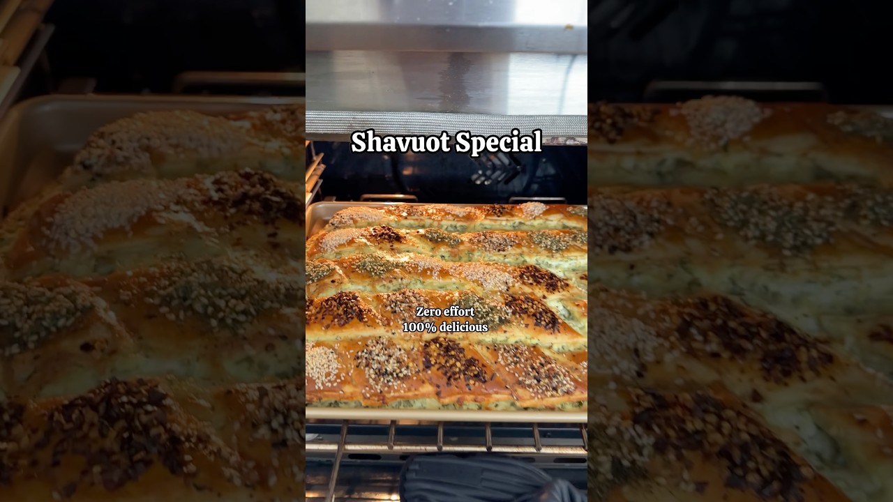 Recipe pinned in comments. Easiest SHEETPAN burekas. #easy #sheetpan #burek #shavuot #sivanskitchen