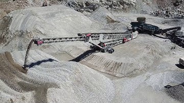 Telestack TS36-140LT Aggstack Radial Telescopic Conveyor