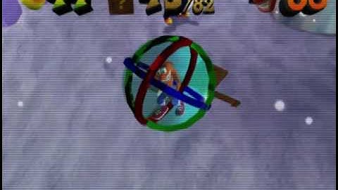 Crash Bandicoot The Wrath Of Cortex: Level 14 - Eskimo Roll (Crystal + Gem)