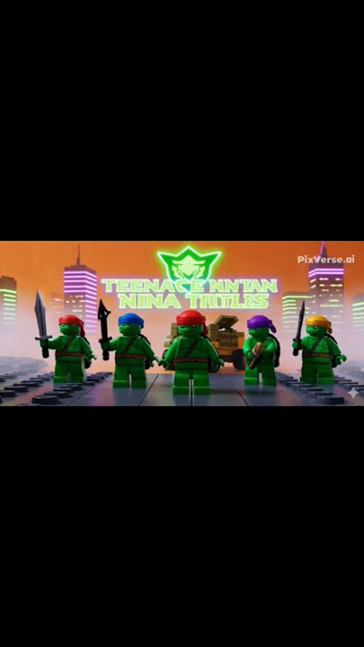 Master Lego Ninja Turtles #Lego #diy #ai #fyp #trendingshorts #satisfying #shorts