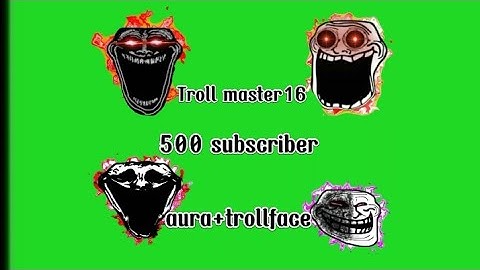 Trollface + aura effect and background | 500 subscribers alight motion editing 