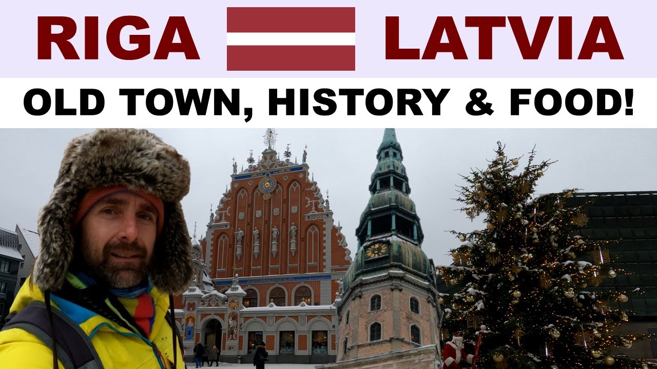 Исследуем РИГУ, столицу ЛАТВИИ зимой - Старый город во время Рождества