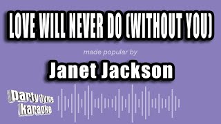 Janet Jackson - Love Will Never Do (Without You) (Karaoke Version)