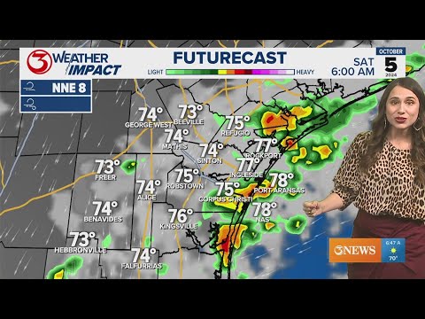 Rain chances increase into the weekend - YouTube