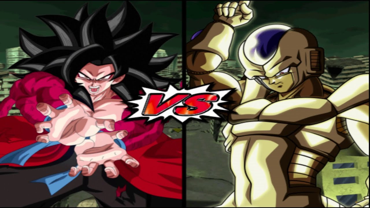 Dragon Ball Z Budokai Tenkaichi 3 Mods - Xeno Goku SSJ4 vs Golden Metal Cooler