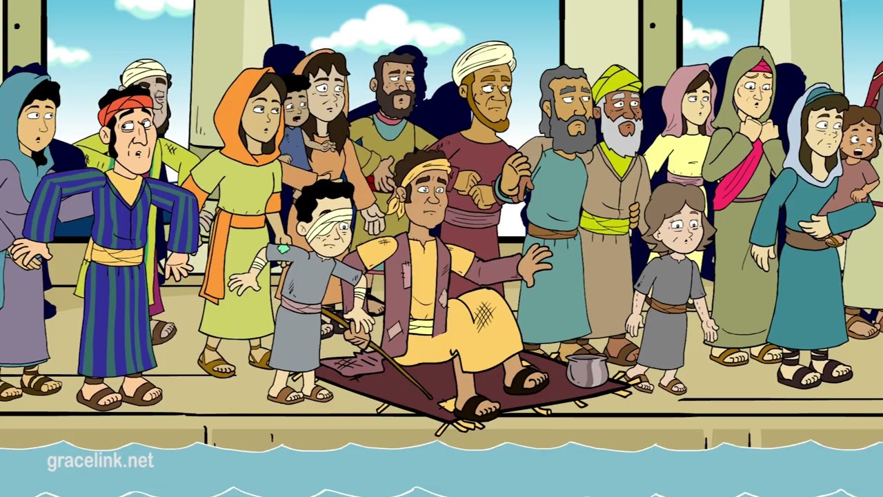 CAA#138 | Yesus Menyembuhkan Orang Lumpuh di Kolam Betesda - (Efesus 2:8) | Cerita Alkitab Anak