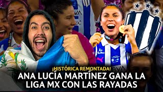 ANA LUCÍA MARTÍNEZ ES CAMPEONA DE LA LIGA MX FEMENIL CON LAS RAYADAS *AMARGAN LA FIESTA DEL AMÉRICA*