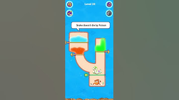 Fish Pin - Water Puzzle & Pull Pin Puzzle - Level 31 and 32 #Shorts