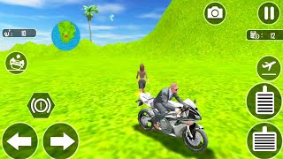 Flying Motorbike 3d Simulator : Bike Games - Android Gameplay screenshot 3