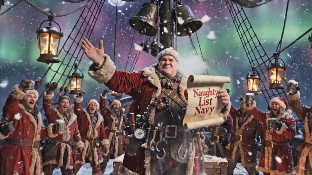 THE NAUGHTY LIST NAVY | A Chaotic Pirate Christmas Shanty