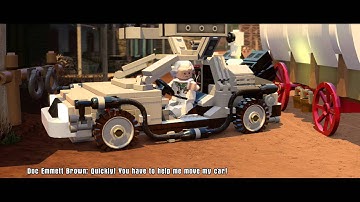 LEGO Dimensions Once Upon a Time Machine in the West From Back to the Future Story Level 6 Gameplay