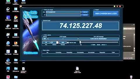 How to use LOIC ( Low Orbit ION Cannon )