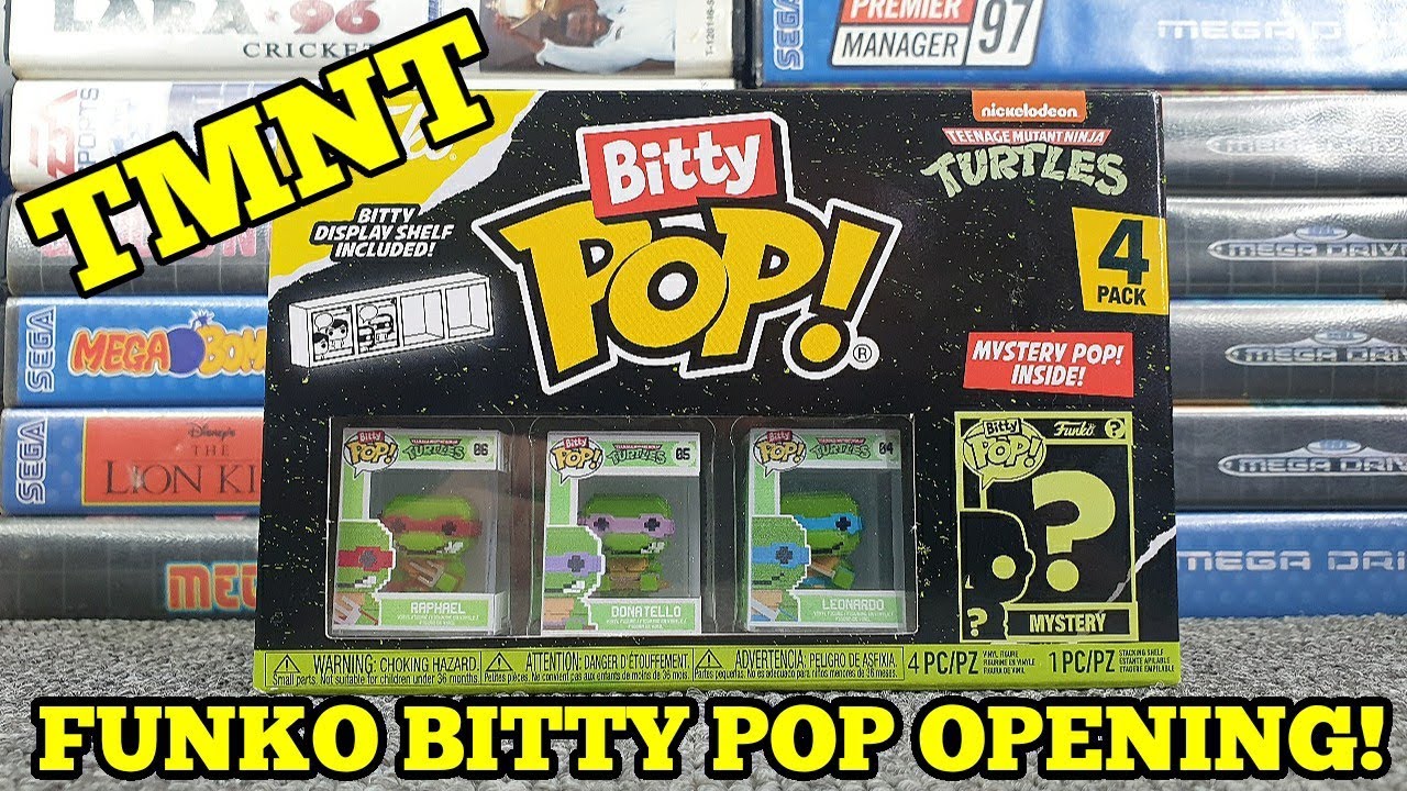 Funko Bitty POP! Teenage Mutant Ninja Turtles- Donatello 4 Pack