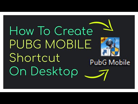 How To Create PUBG Mobile Desktop Shortcut For Gameloop || Tencent Gaming Buddy
