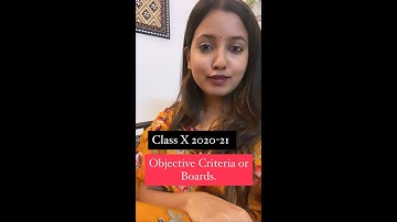 Objective Criteria | Boards 2021 | CBSE Class 10 | Latest | Confirmed News | Shubham Pathak