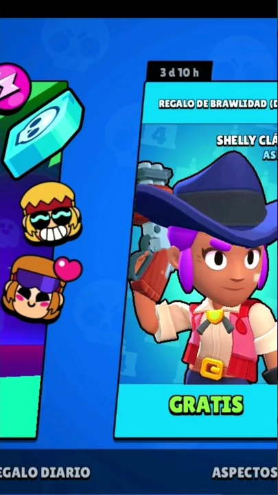 NUEVA SKIN DE SHELLY GRATIS!! #brawlstars  #video ...