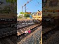 Bullet Train vs Indian Train Speed 😱🔥,Dangerous High Speed Train Crossing 🚀 #shorts