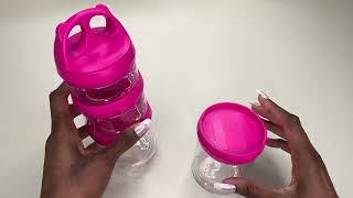 BeneLabel Snack Jars 4 Piece Twist Lock Stackable Containers Travel, Formula Travel Container Review