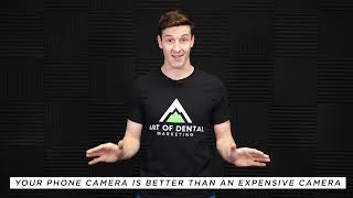 AACD Marketing Tip: You Have a Video Studio in Your Pocket!