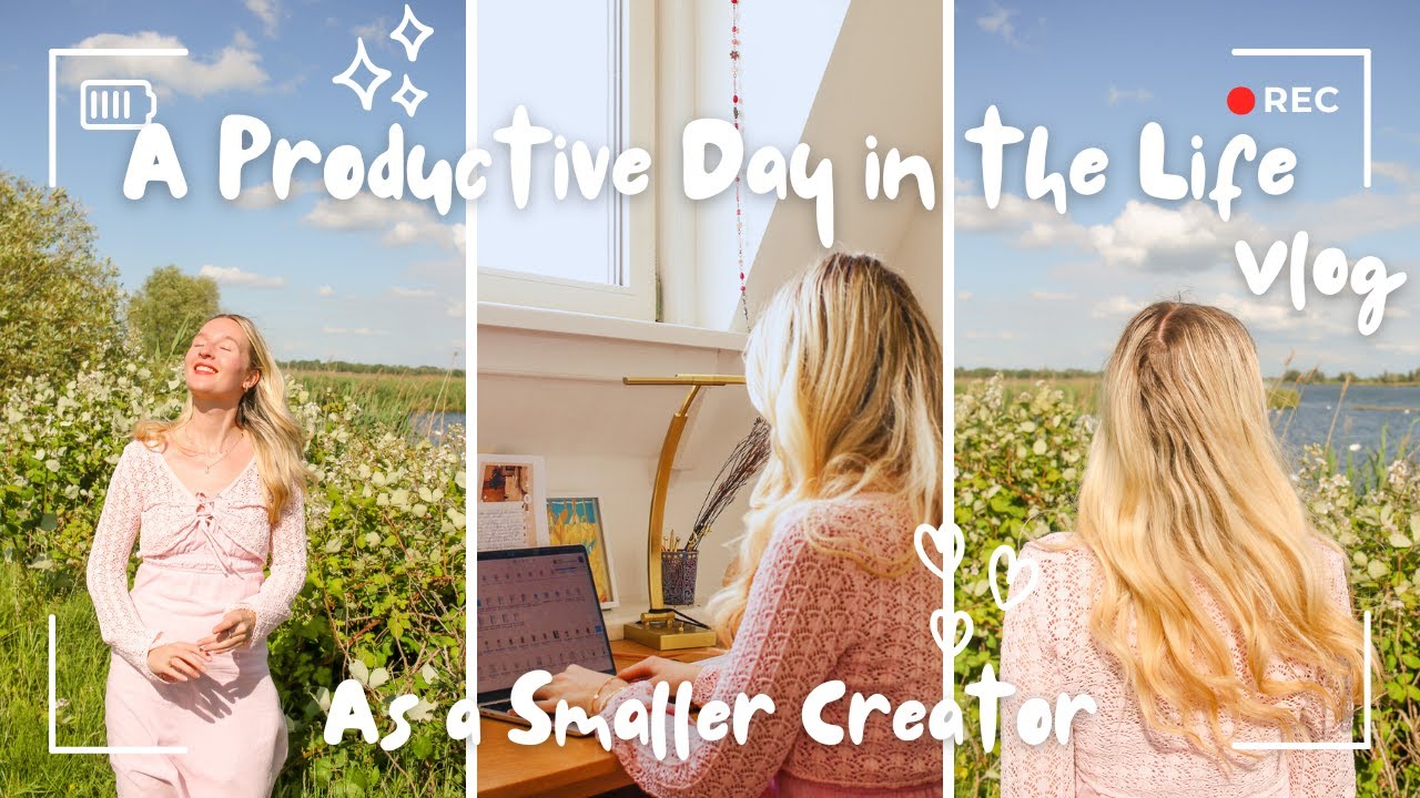 Productive Day in the Life of a Small Content Creator