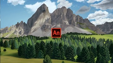 Mountain Landscape Painting In Adobe Animate CC | PAI, Free Painting Assistant Extension