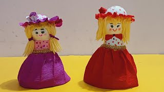 Dimer Putul How To Make Doll From Egg Shells Doll Making From Egg Shell Diy Egg Shell Craft