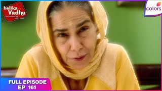 Balika Vadhu | Full Episode Ep. 161 | Kalyani wants Sugna to move on and forget her past | ColorsTV