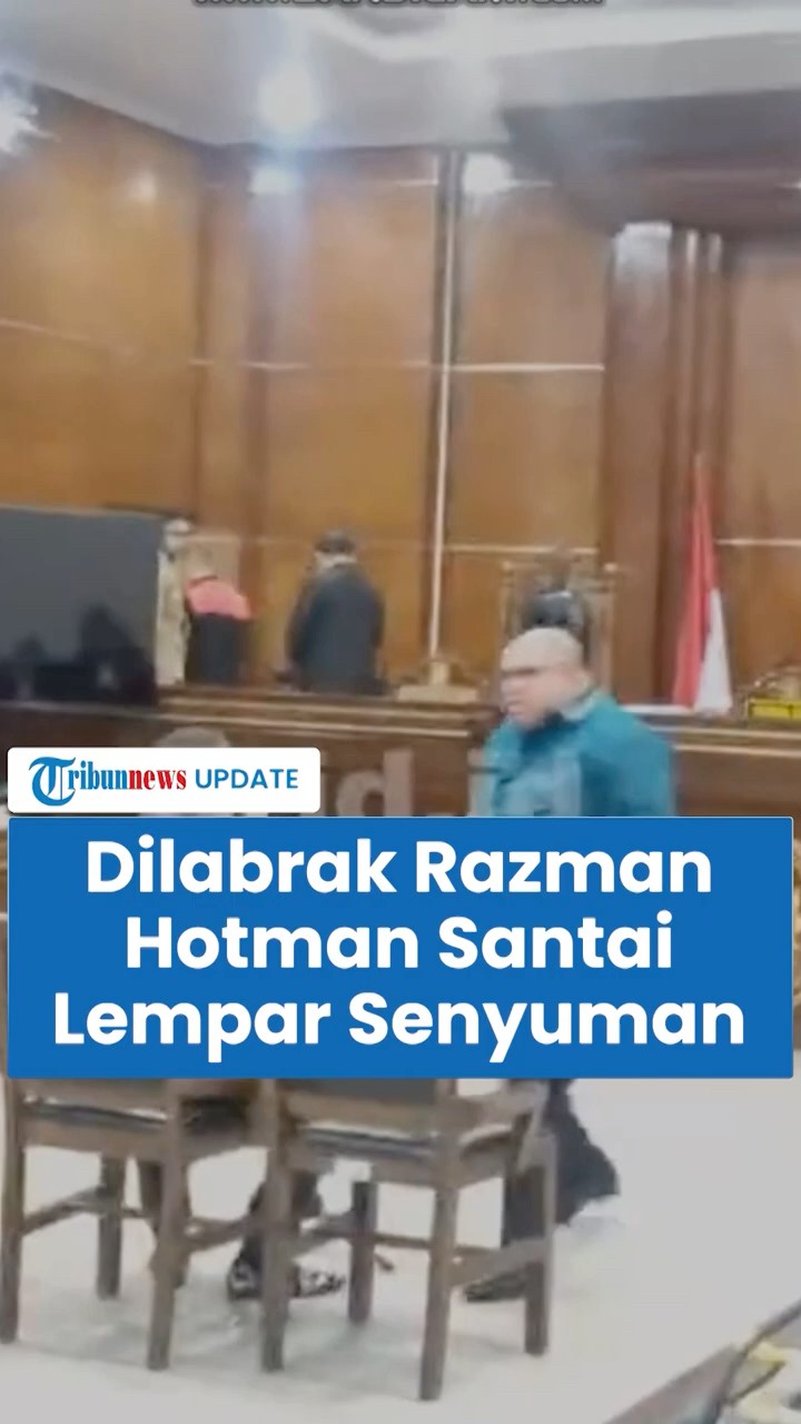 Sikap Santai Hotman Paris Hadapi Amukan Razman Nasution di Ruang Sidang: Tak Takut, Lempar Senyum