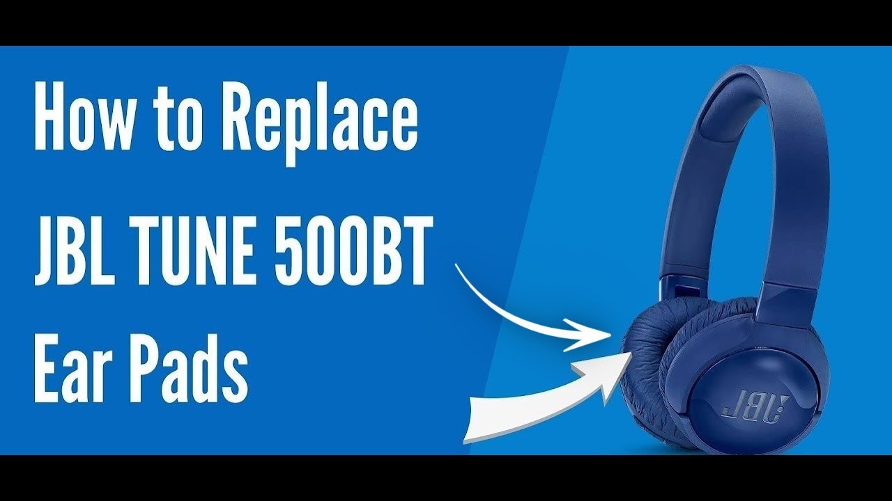 Ear pad / Cushion replacement on JBL TUNE 510BT/500BT Headphones - How to instructions