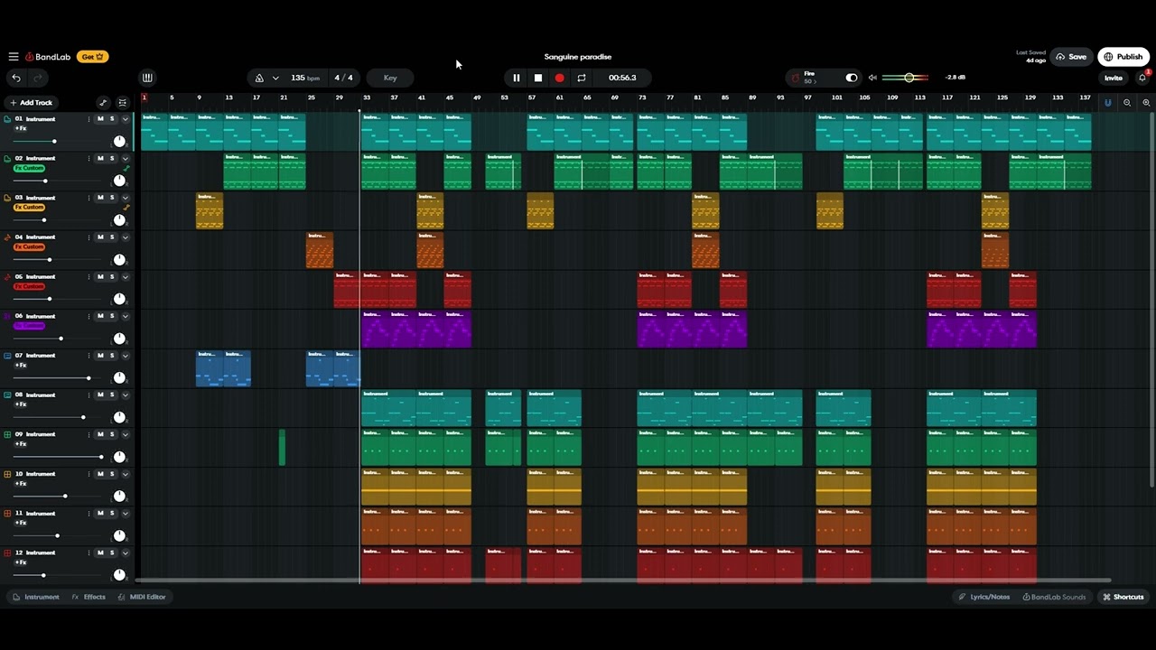 How to remake the Sanguine Paradise beat by Lil Uzi Vert on bandlab