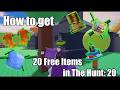 How to get all FREE ITEMS in The Hunt Roblox 20 20 
