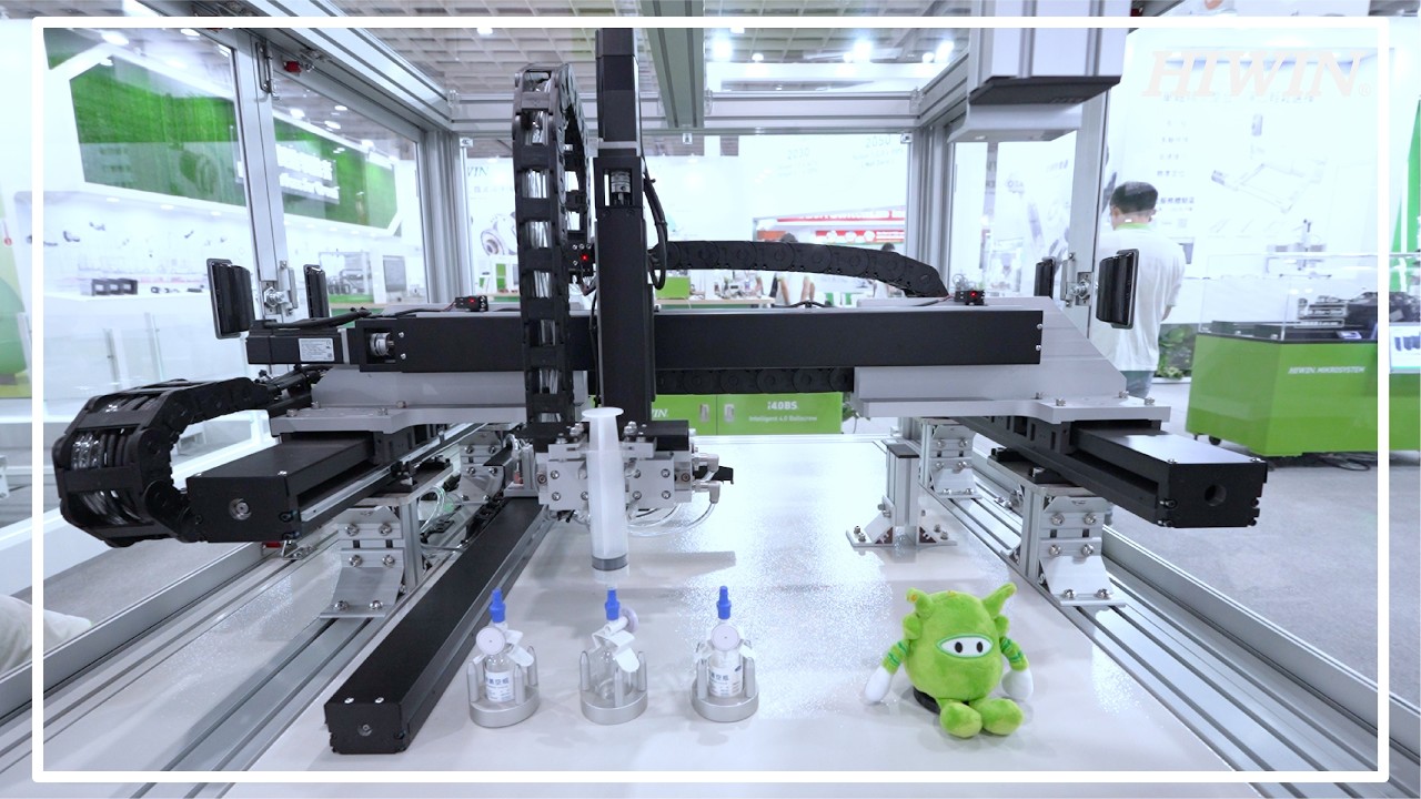 HIWIN 直角座標機器人｜藥品調配自動化系統｜HIWIN Cartesian Robot Drug Dispensing System 縮圖