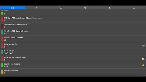 ProPresenter 7 : Macros, Audience Looks, ETC.