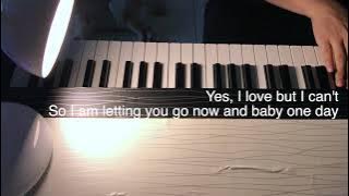 Pamungkas - I Love You But I'm Letting Go | Piano Only | Piano Karaoke