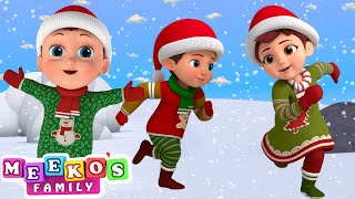 On A Snowy Christmas Morning ? ? | Christmas Music and Songs for Babies | Meekos Family
