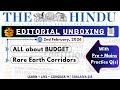 The Hindu Analysis | 2nd February 2026 | The Hindu Editorial - W/ Practice Questions | Thalaiva Sir