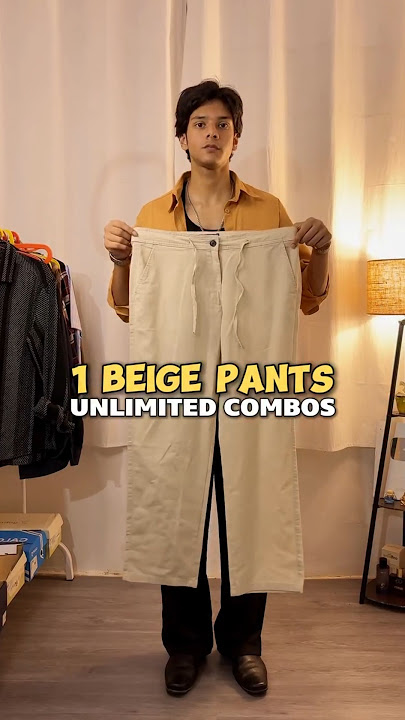 1 Beige Pants 🔥.@SoftAuraStyle#beige #pant #pants #outfit #mensfashion #fashion #shorts #fyp