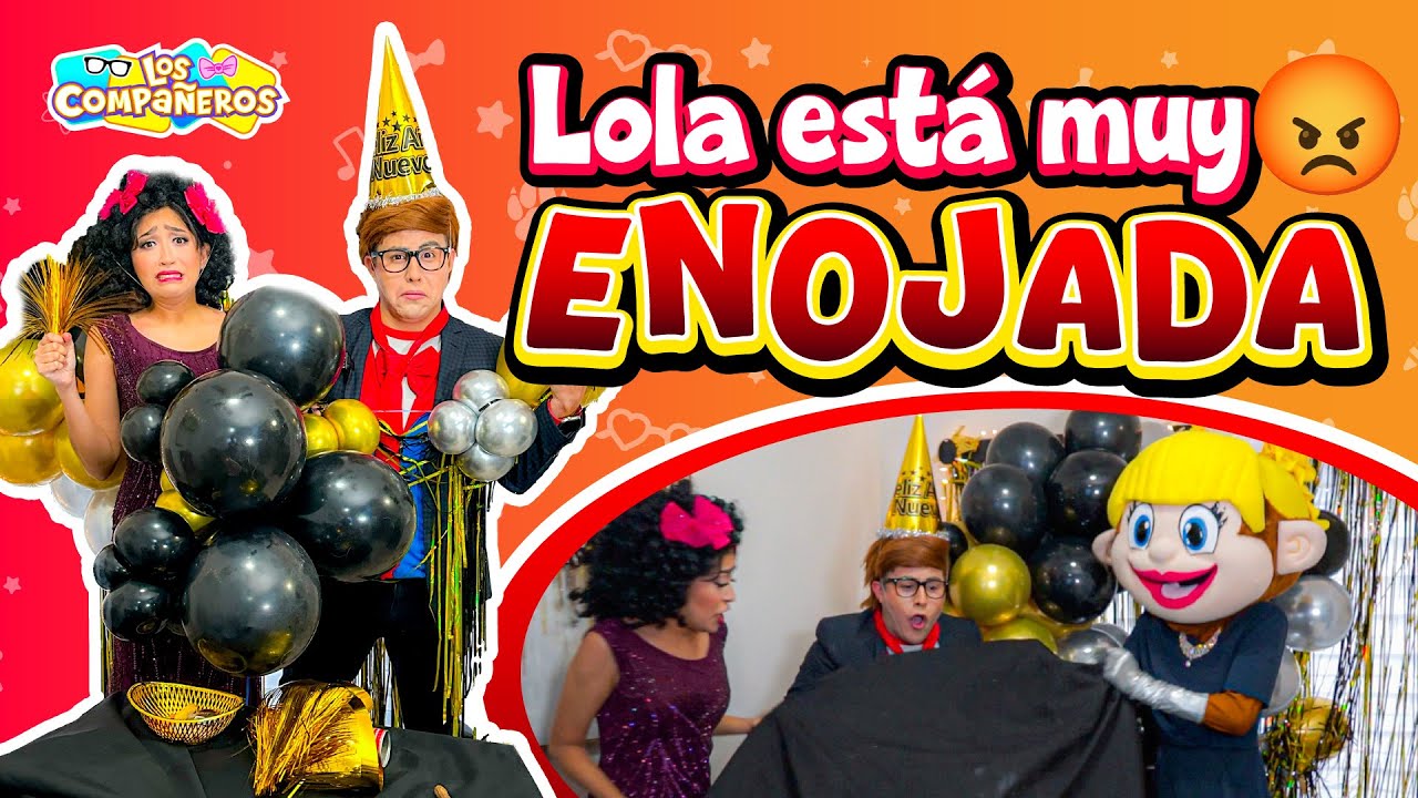 Lola arruinó la cena de fin de año | Andy y Lola pelean | Compañeros Año nuevo