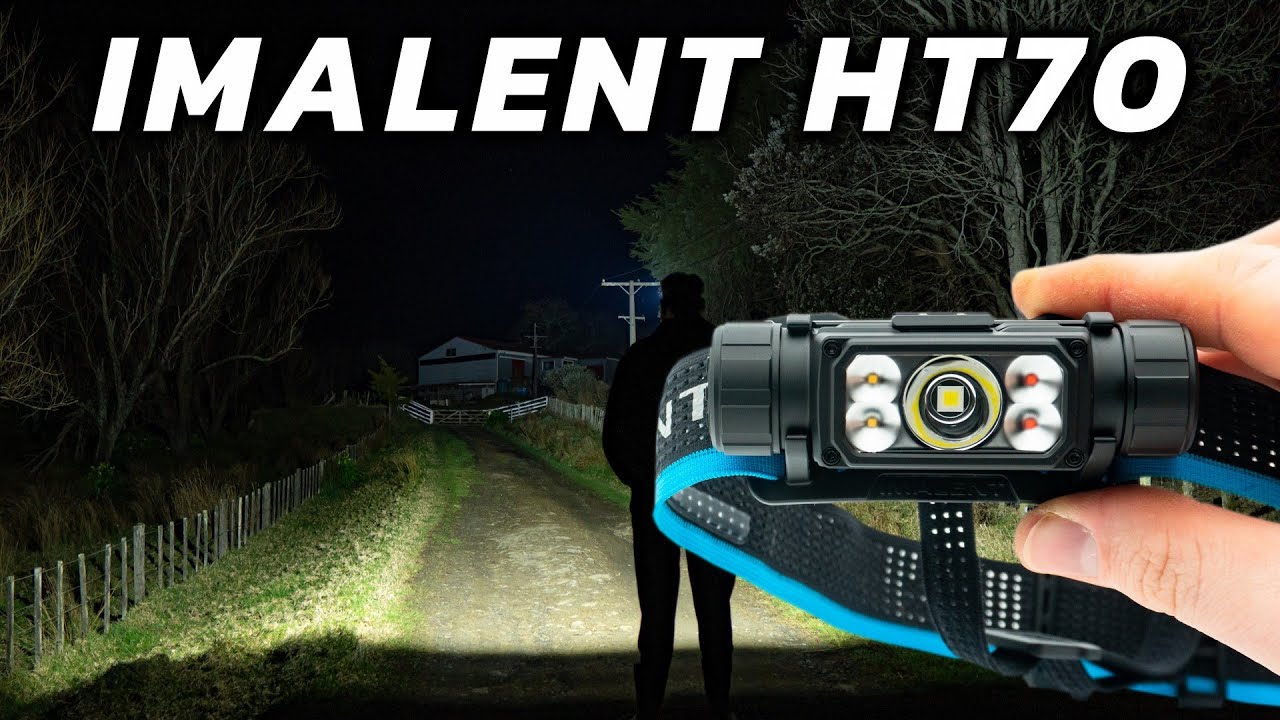 Imalent HT70 Headlamp, 3,500 Lumens, 349m Range, Triple Light