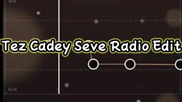 Tez Cadey - Seve (Radio Edit ) - Slowed - Edit Cap Cut audio