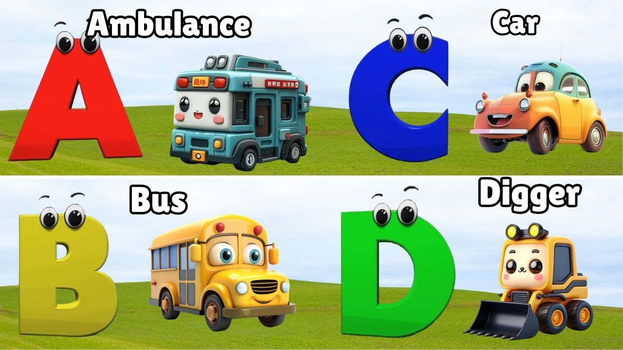 ABC Song Phonics, Transportation Song, ABC Song, Alphabet Educational ...