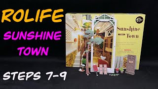 Famous Rolife Sunshine Town Book Nook Build-Steps 7-9 Profile