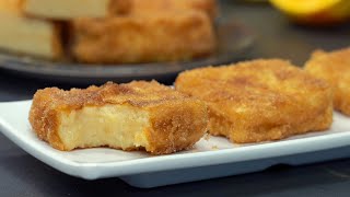 Leche FRITA, un dulce DELICIOSO y casero | Recetas FÁCILES